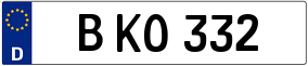 Truck License Plate